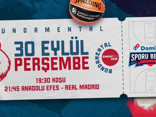 DOMINO’S’LA ÖNCE KOŞUYORUZ, SONRA EUROLEAGUE MAÇI İZLİYORUZ
